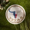 Texas Proud Stepping Stone - Texas Longhorn Flag > Handcrafted Home Decor
