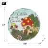 Garden Mushroom House Stepping Stone - Welcome to My Outdoor Decor