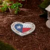 Texas Proud Stepping Stone - Don't Mess with Texas Heart Flag > Decorative Garden Flag for Texas Pride