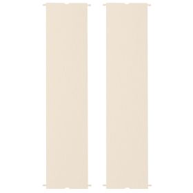 Pergola Canopy Replacement Set 2 Pcs UV Protection Easy Installation for 10x11.8ft Pergola in Khaki for Outdoor Comfort