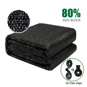 10ft*16ft Black shade net fabric provides efficient shading, premium materials, and an enhanced plant growth environment.