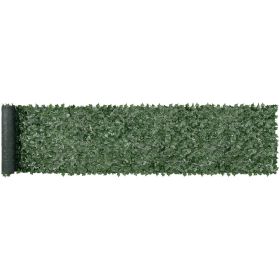 VEVOR Ivy Privacy Fence, 39 x 198in Artificial Green Wall Screen, Greenery Ivy Fence with Mesh Cloth Backing and Strengthened Joint