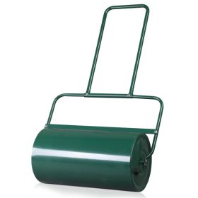 Oshion 24in Lawn Roller Iron Cylindrical Garden North America Black(same as 90673505)